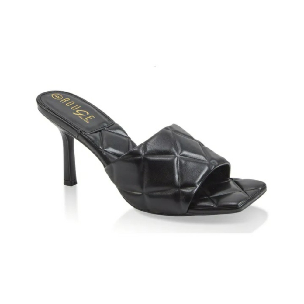 Women's Quilted Black heel size 9